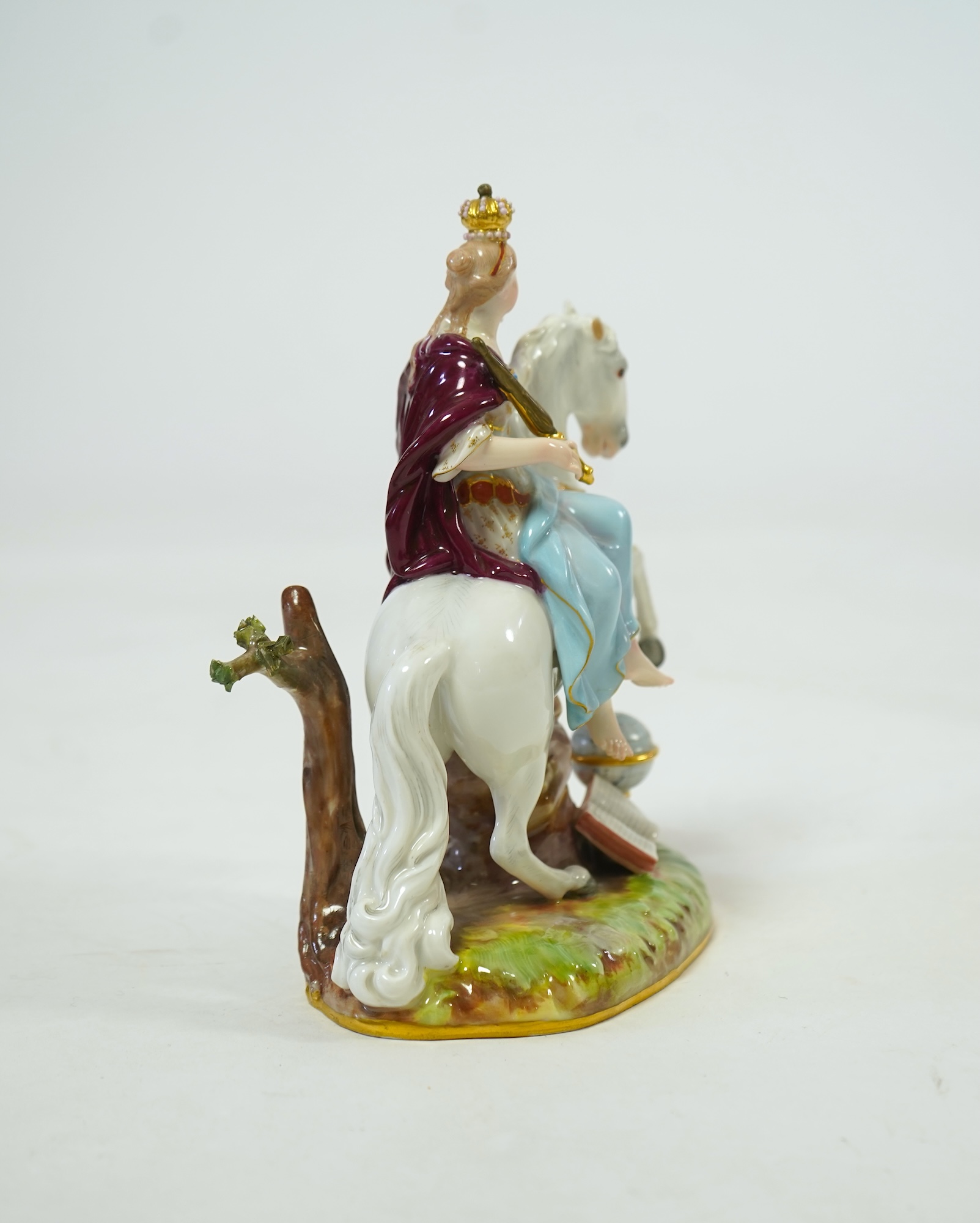 A Meissen porcelain figure of Catherine The Great, late 19th century